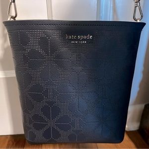 Navy Kate Spade crossbody purse